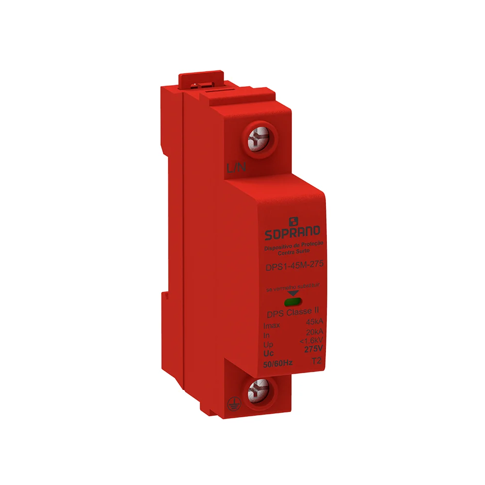 DPS MONOBLOCO - 1P 20-45kA 275Vac - DPS1-45M-275 - Soprano