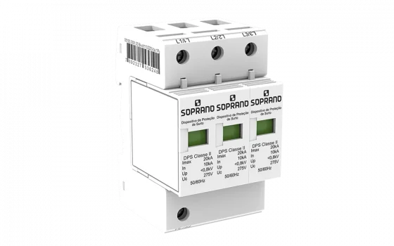 DISP.PROT.SURTO 20KA 175V CLASSE II DPS 3 - Soprano