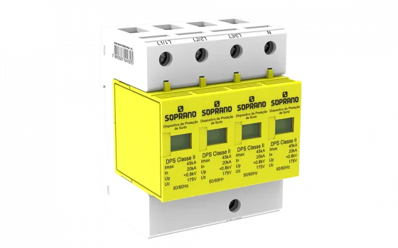 DISP.PROT.SURTO 45KA 175V CLASSE II DPS 4 - Soprano