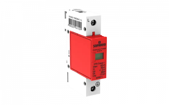 DISP.PROT.SURTO 12.5/60KA 385V CLASSE I/II DPS 1 - Soprano
