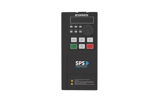 INVERSOR DE FREQUENCIA ISPS-4T3.7GB - 5CV - 380V TRIFASICO - Soprano