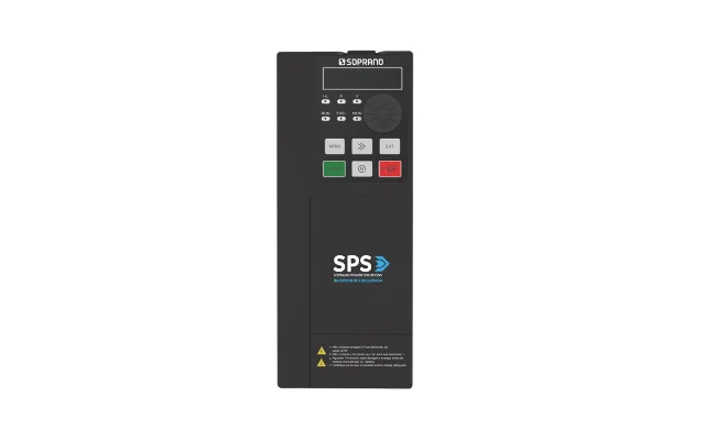 INVERSOR DE FREQUENCIA ISPS-4T5.5GB - 7,5CV - 380V TRIFASICO - Soprano