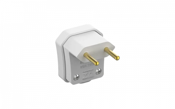 PLUGUE MACHO 90GRAUS 2P 10A 250V BR - Soprano