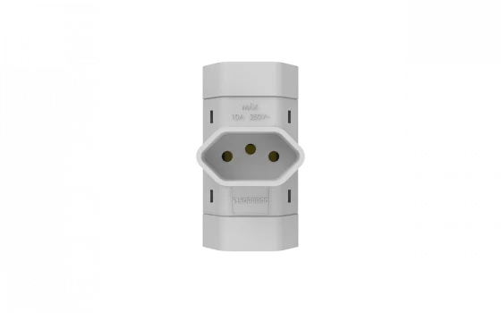 PLUGUE T 2P+T 10A 250V BR - Soprano