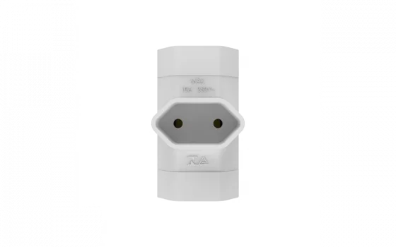 PLUGUE T 2P 10A 250V BR - Soprano