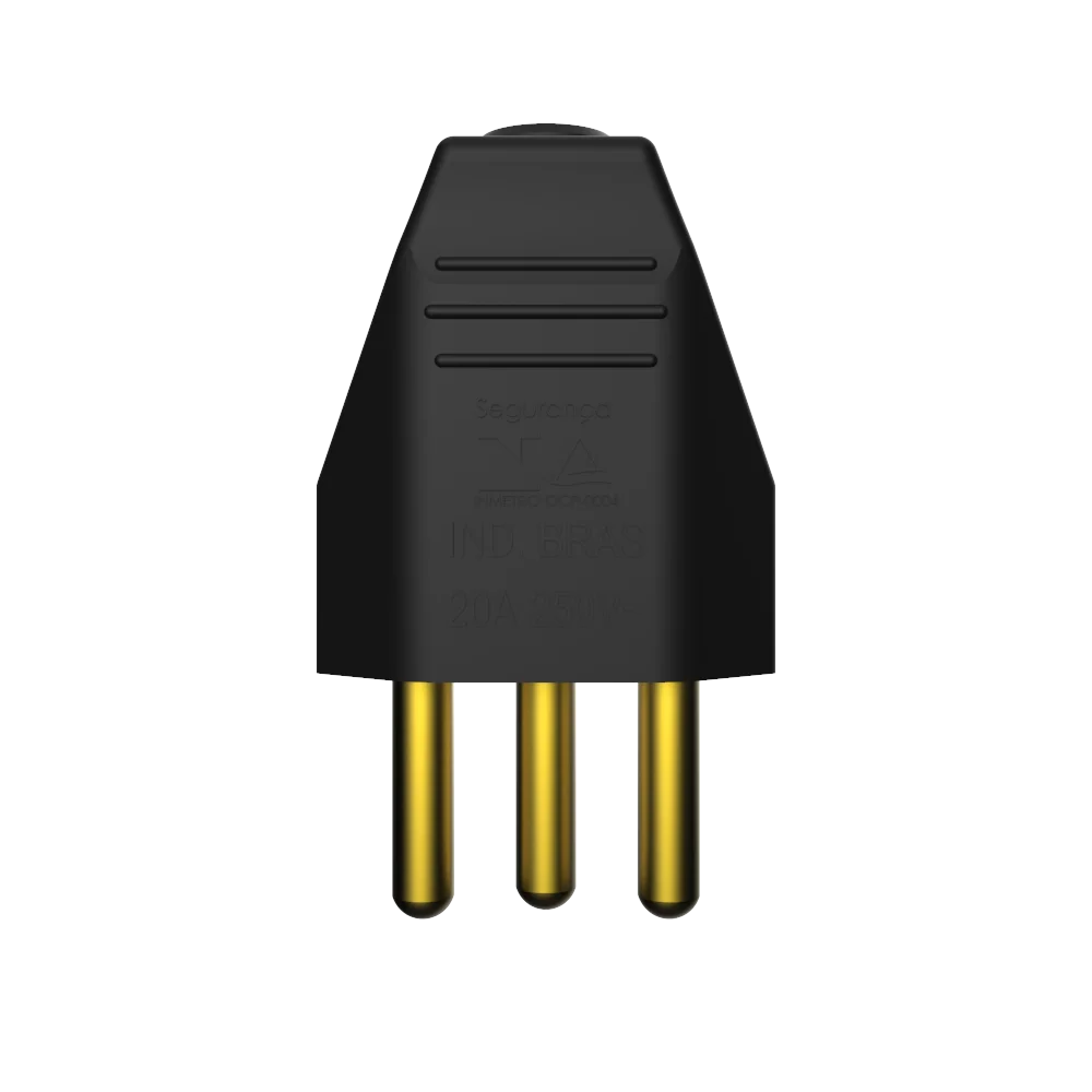 PLUGUE MACHO 2P+T 20A 250V PT - Soprano