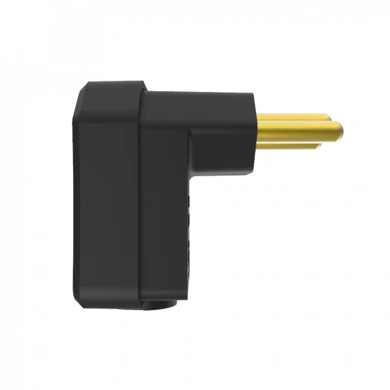 PLUGUE MACHO 90GRAUS 2P+T 20A PT - Soprano