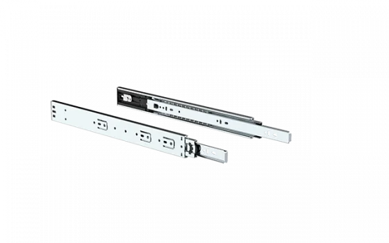 CORREDICA TELESCOPICA SOFT CLOSING 45X450MM ZINCOBRANCO - Soprano