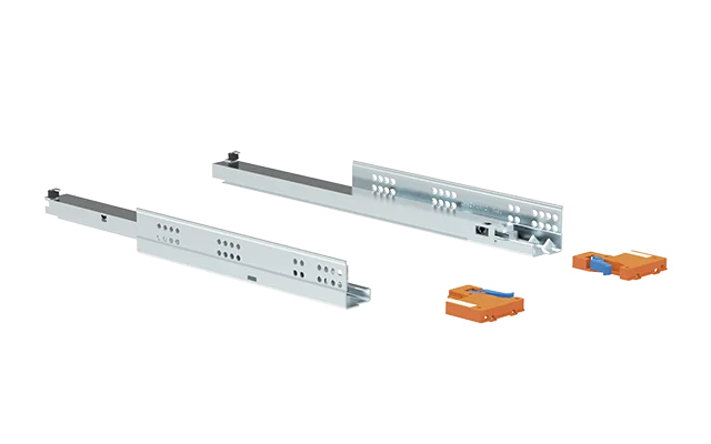 TRILHO INVISIVEL PUSH OPEN 450MM ET ZINCO BRANCO - Soprano