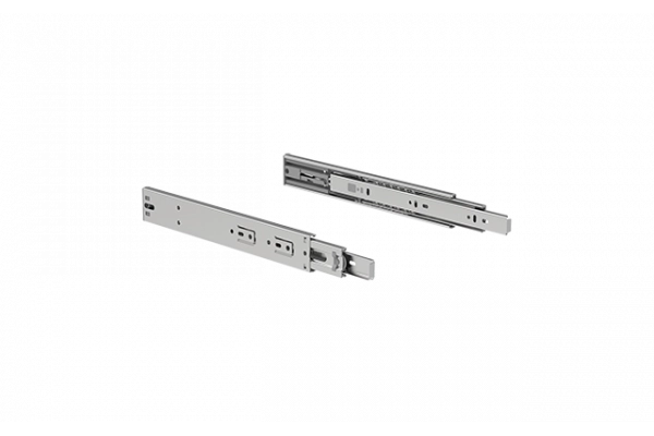CORREDIÇA TELESCÓPICA PUSH TO OPEN 45X300MM ZINCO BRANCO