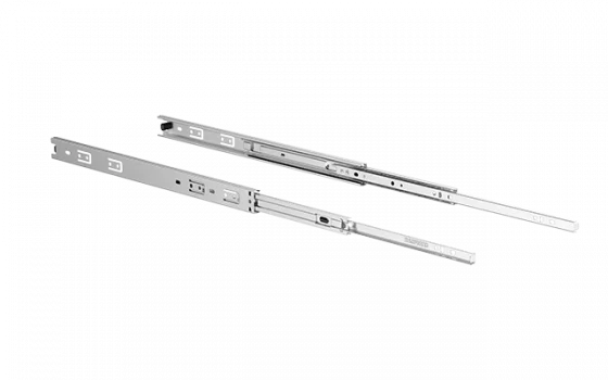 CORREDICA TELESCOPICA SLIM 31X350MM ZINCO BRANCO - Soprano