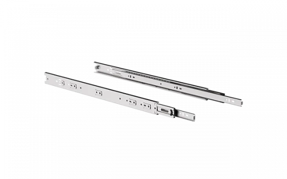 CORREDICA TELESCOPICA LARGA 42X550MM ZINCO BRANCO - Soprano