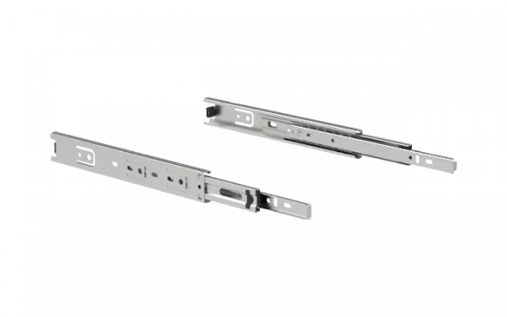 CORREDICA TELESCOPICA LIGHT 35X250MM ZINCO BRANCO - Soprano