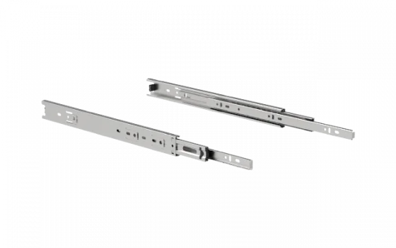 CORREDICA TELESCOPICA LIGHT 35X350MM ZINCO BRANCO - Soprano