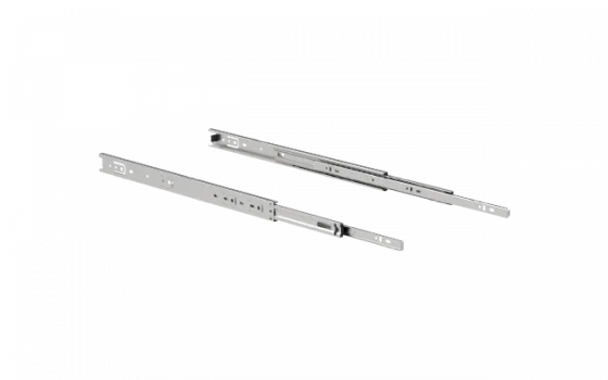 CORREDICA TELESCOPICA LIGHT 35X450MM ZINCO BRANCO - Soprano