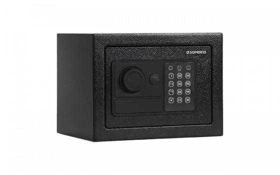 COFRE DIGITAL 230X170X170MM PRETO - Soprano