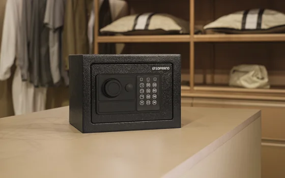 COFRE DIGITAL 230X170X170MM PRETO - Soprano