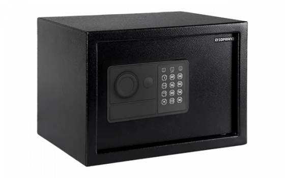 COFRE DIGITAL 350X250X250MM PRETO - Soprano