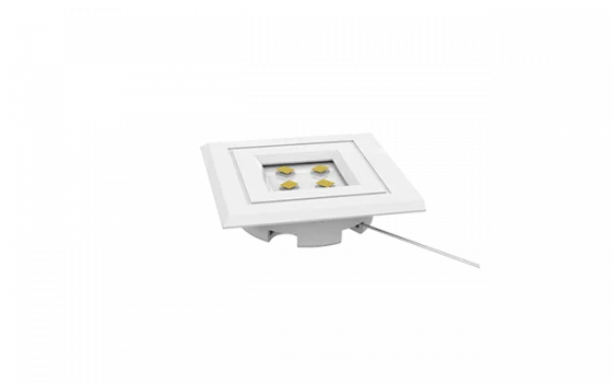 LUMINARIA LED QUADRADA EMBUTIR 35MM 1.2W 6000K 110/220V BR - Soprano