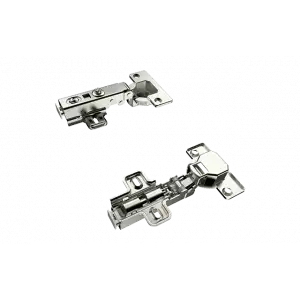 DOBRADIÇA RETA 35X11,5MM COM PISTÃO COM CLICK CALÇO H2 NÍQUEL