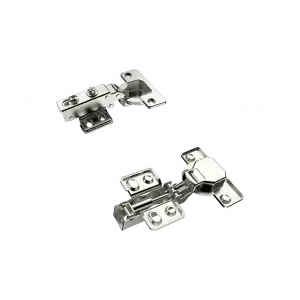 DOBRADIÇA RETA 35X9,5MM COM PISTÃO CALÇO FIXO H2 PRATICE NÍQUEL