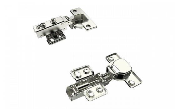 DOBRADICA RETA 35X10MM COM PISTAO CALCO FIXO H2 PRATICE - Soprano