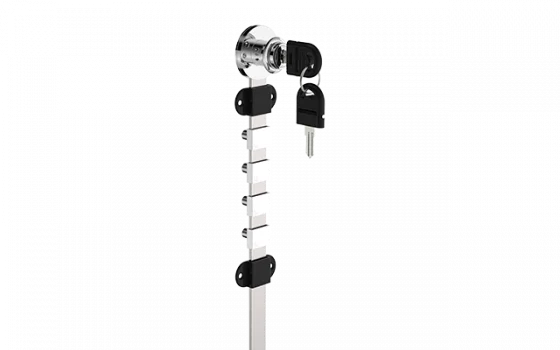 FECHADURA MOV PL 0108 BAR 600MM C ACES - Soprano