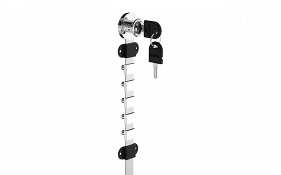 FECHADURA MOV PL 0108 BAR 1000MM C ACES - Soprano