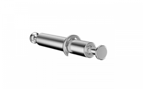 HASTE DUPLA SOPFIX P/CHAPA ESP 15MM ZINCO BRANCO - Soprano