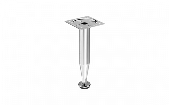 PE PARA MOVEIS CONICO 150MM CROMADO - Soprano
