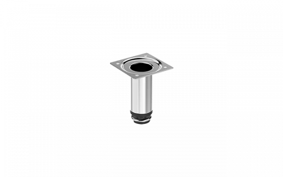 PE PARA MOVEIS REDONDO 80MM CROMADO - Soprano