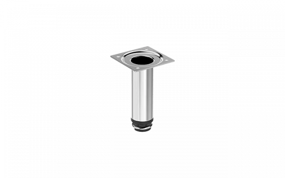 PE PARA MOVEIS REDONDO 100MM CROMADO - Soprano