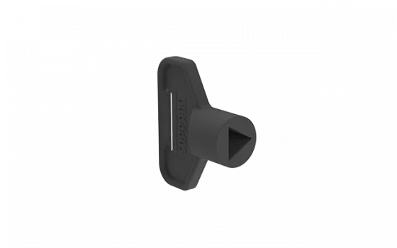 CHAVE TRIANGULO PRETO P/FECHO LINGUETA - Soprano