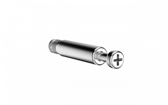 PARAFUSO SOPFIX 43MM ROSCA M6 ZINC BRANCO - Soprano