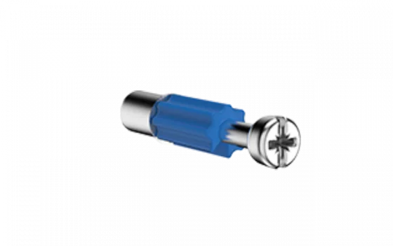 PARAFUSO SOPFIX 32MM ROSCA M6 C/CAPA PLASTICA ZINC BRANCO - Soprano