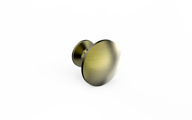 PUXADOR VITTA 25MM PONTO REDONDO ANTIQUE BRASS - Soprano
