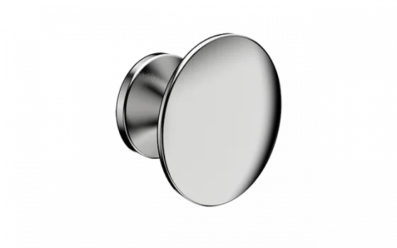 PUXADOR VITTA 29 MM PONTO REDONDO CROMADO - Soprano