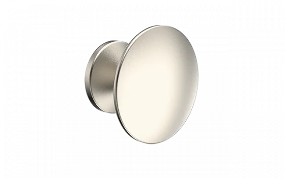 PUXADOR VITTA 29 MM PONTO REDONDO NIQUEL ESCOVADO - Soprano
