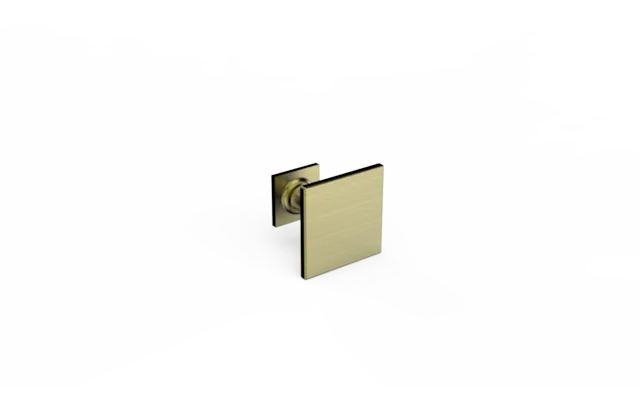 PUXADOR NILLA 22MM PONTO QUADRADO ANTIQUE BRASS - Soprano