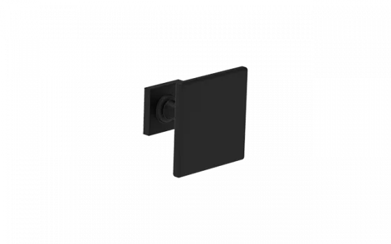 PUXADOR NILLA 30 MM PONTO QUADRADO PRETO - Soprano