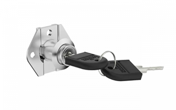 FECHADURA PARA ARMÁRIO 0871 180º 22MM CHAVE ESCAMOTEÁVEL NÍQUEL