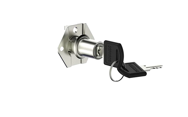 FECHADURA 4861 P/GAVETA 22MM SEGREDOS IGUAIS NIQUEL - Soprano