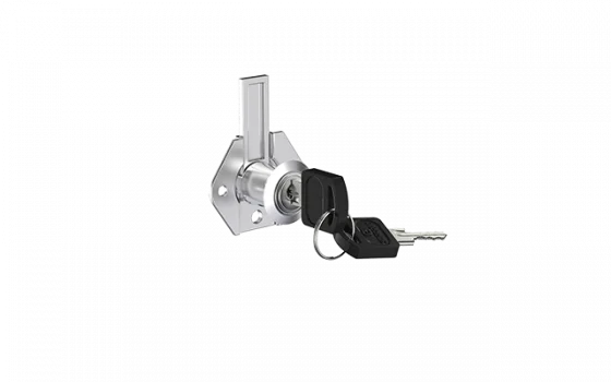 FECHADURA PARA GAVETA 1861 22MM LINGUETA LONGA NIQUEL - Soprano