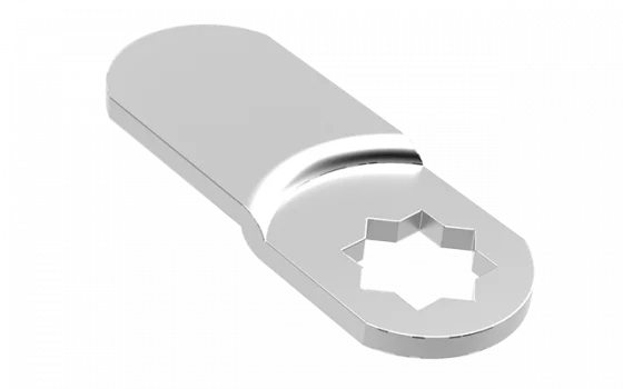 LINGUETA FURO 7,6 C/DOBRA 1,5X39MM ZINCO BRANCO - Soprano