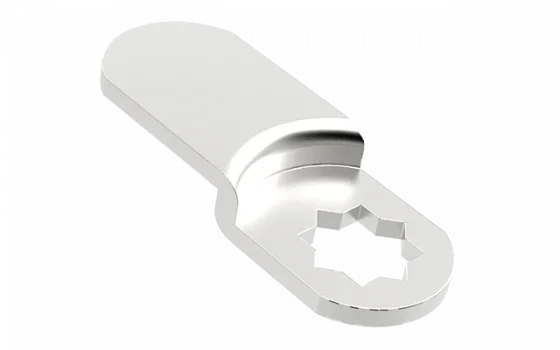 LINGUETA FURO 7,6 C/DOBRA 4X39MM ZINCO BRANCO - Soprano