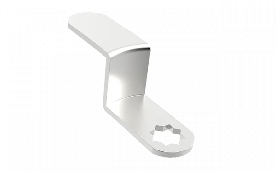 LINGUETA FURO 7,6 C/DOBRA 18X59MM ZINCO BRANCO - Soprano