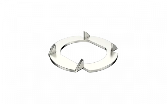 GRAMPO 2 CHANFROS FECHADURA PARA MOVEIS ACO ZINCOBRANCO - Soprano