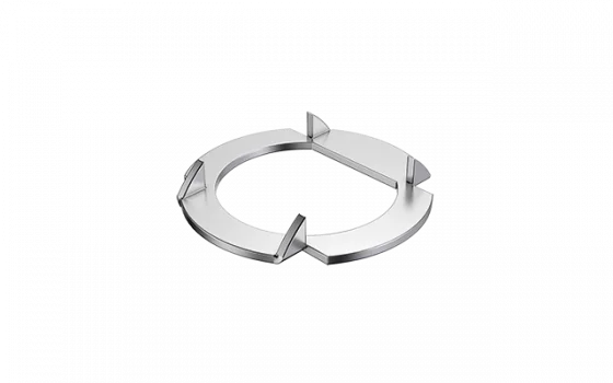 GRAMPO 1 CHANFRO FECHADURA PARA MOVEIS ACO ZINCO BRANCO - Soprano