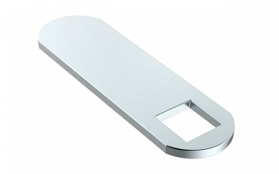 LINGUETA FURO 8,4 RETA 49MM ZINCO BRANCO - Soprano