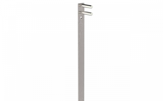 BARRA DE TRAVAMENTO 1500MM 2 PINOS PRATA - Soprano